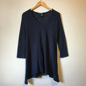 DKNY JEANS Navy Blue A-Line Knit Sweater
